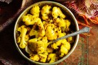 Cauliflower with chilli and mustard