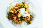 Indian cauliflower and chickpea curry