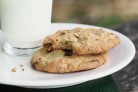 Double choc chip cookies