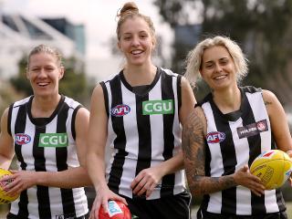 Collingwood's female AFL stars