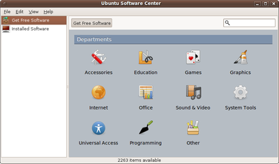 Ubuntu Software Center