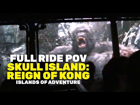 FULL RIDE POV: "Skull Island: Reign of Kong" at  Universal Orlando Islands of Adventure