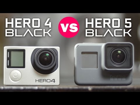 GoPro Hero 5 Black vs Hero 4 Black