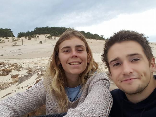 Luke Tempany shared this picture of him and girlfriend Elly Warren after learning she had been killed in Mozambique.