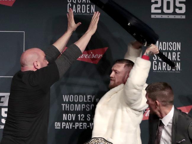McGregor explodes at UFC 205 presser