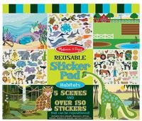 Melissa & Doug   Habitats Reusable Sticker Book