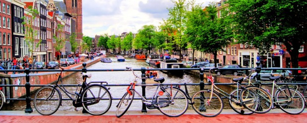 Amsterdam, Netherlands. Bicycles