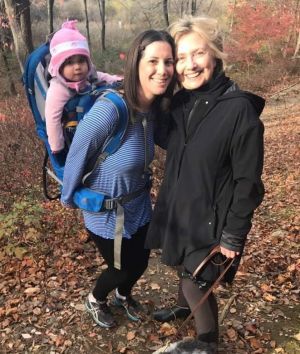 A picture of a smiling Hillary Clinton after the election has gone viral on Facebook.