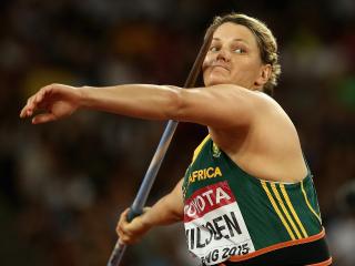 BEIJING, CHINA - AUGUST 28: Sunette Viljoen of South Africa competes in the Women's Javelin qualification during day seven of the 15th IAAF World Athletics Championships Beijing 2015 at Beijing National Stadium on August 28, 2015 in Beijing, China. (Photo by Patrick Smith/Getty Images)