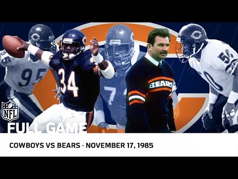 '85 Bears Dominate Cowboys | Bears vs. Cowboys (Week 11, 1985 FULL GAME) | NFL