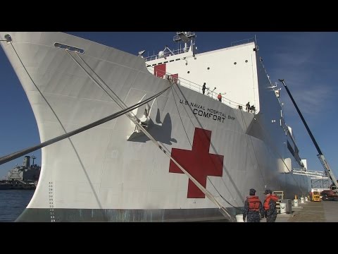 USNS Comfort departs for Continuing Promise '15