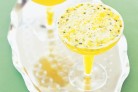 Passionfruit Champagne cocktails