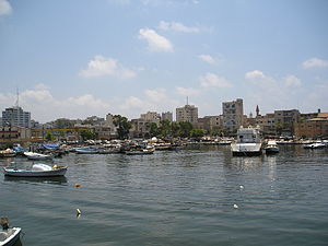 Tyre fishing harbor