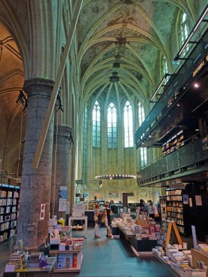 Boekhandel Dominicanen bookshop in Maastricht, Netherlands.