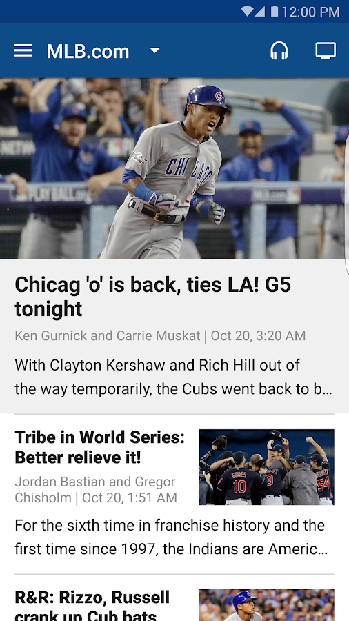    MLB.com At Bat- screenshot  