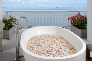 Enjoy a luxury, scenic bath at Amatara Resort and Wellness in Phuket.