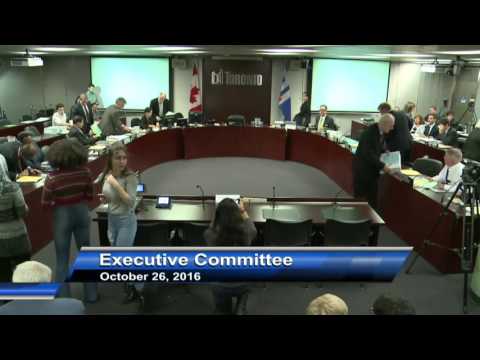 Executive Committee - October 26, 2016 - Part 1 of 2 - Morning Session