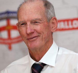 Delivering a purist's manifesto: Wayne Bennett.