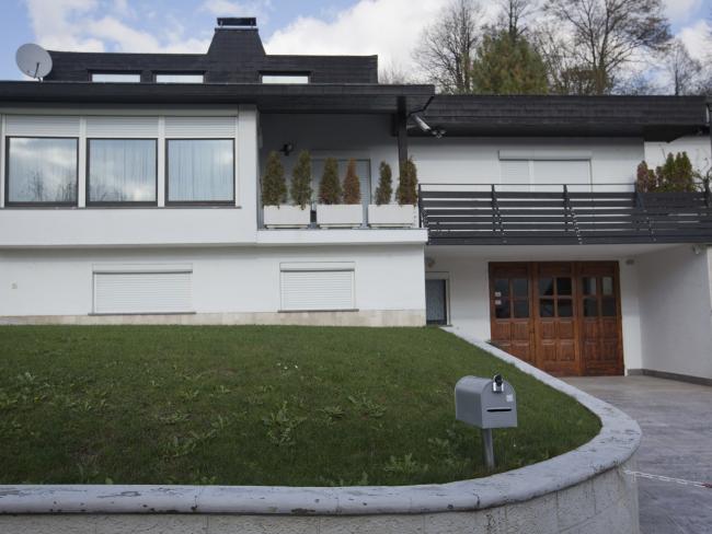 The Knavs family home where Melania Trump lived after moving from an apartment building, in Sevnica, Slovenia. Picture: AP Photo/Darko Bandic.