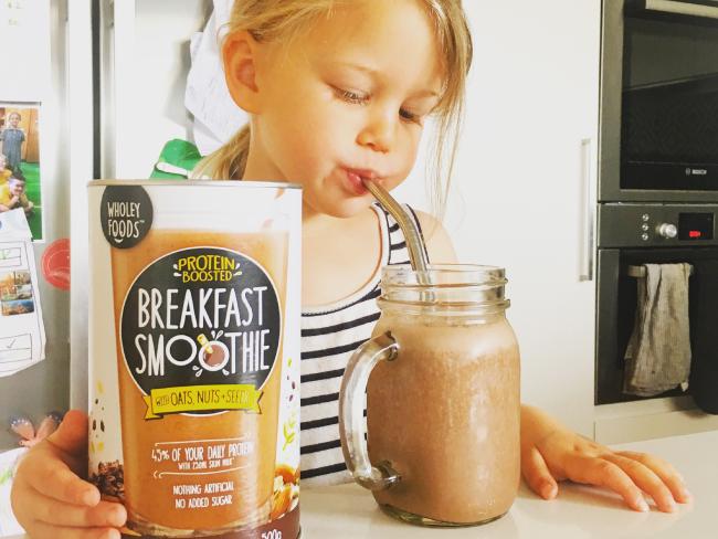 Wholey Foods Breakfast Smoothies started in Natasha’s Maroubra kitchen.