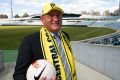 Ivan Slavich is hoping a big crowd turns out to see the Central Coast Mariners play at Canberra Stadium.