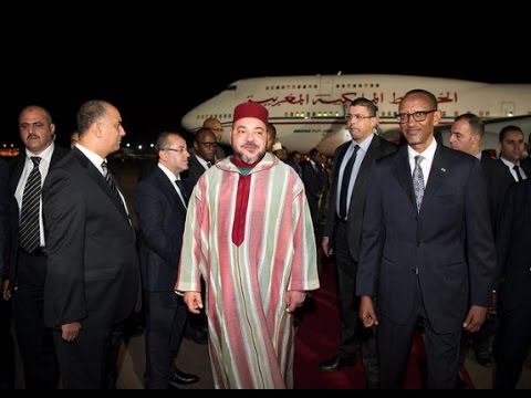 KING MOHAMMED VI OF MOROCCO IN RWANDA