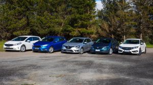 Can the Ford Focus Trend defend its small car crown against the new Honda Civic, Renault Megane, Holden Astra and Kia ...