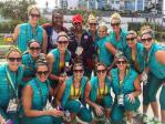 Water polo player Ashleigh Southern, &quot;@serenawilliams &amp; @venuswilliams meet the #aussiestingers ft. Acai bowls&quot; Picture: Instagram