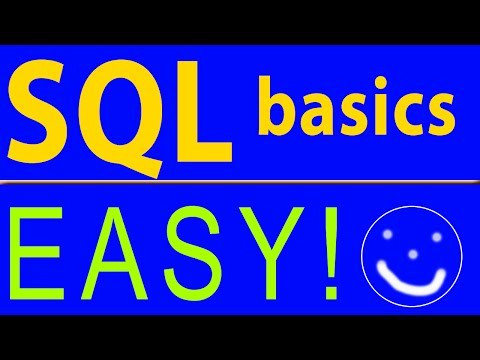 Introduction to SQL - Tutorial for beginners to databases. PART 1