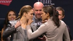 Rousey-Nunes stare down at MSG