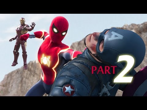 Civil War - Spiderman Homecoming vs Captain America - Part2 ft IronMan mk 46