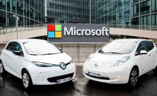 Renault-Nissan Partners With Microsoft For Future Connected Driving Technologies