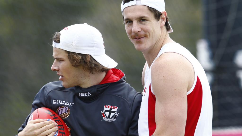 St Kilda’s Nathan Freeman and Jake Carlisle both missed the entire 2016. Picture: Michael Klein