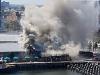 Docklands pub blaze under control