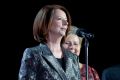 Former Prime Minister of Australia Julia Gillard, former Tanzania President Jakaya Kikwete, and Prime Minister of Norway ...