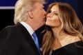 During the campaign, Melania Trump questioned the background of the women who accused her husband of forcibly kissing or ...