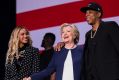 Beyonce and Jay Z perform at a concert for Democratic Presidential candidate Hillary Clinton, November 4, 2016 in Cleveland.