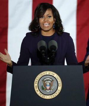 First lady Michelle Obama, alongside former President Bill Clinton, was a highlight of the Hillary Clinton campaign.