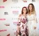 Julia Gillard and Delta Goodrem at the 10th annual <i>Cosmopolitan</I> Women of the Year Awards in Sydney.