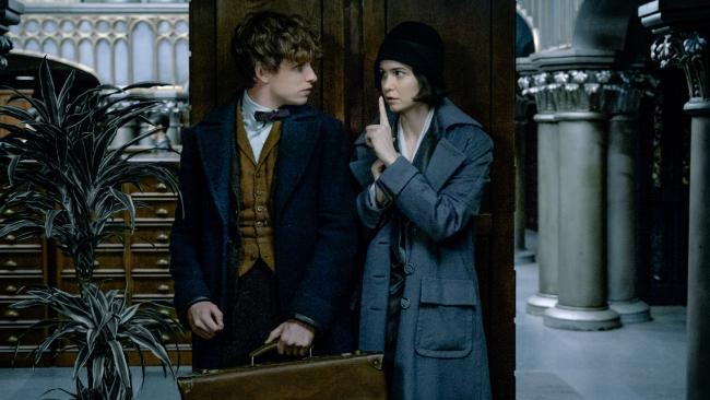 Waterston’s witch Tina is Newt Scamander’s guide to the magical ins and outs of New York in Fantastic Beasts and Where to Find Them. Picture: Warner Bros