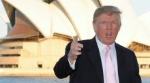 Donald Trump visited Australia in September 2011 to promote <i>The Apprentice</i>, and collect speaking fees from the ...
