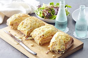 Giant croque monsieur