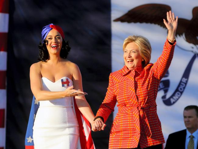 Singer Katy Perry endorsed Democratic nominee Hillary Clinton however it did little to help the Presidential contender.