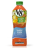 Now testing V8's Fruit and Veggie Juice