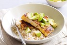 Cajun-spiced fish with basmati rice