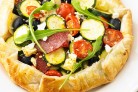 Free-form Mediterranean pie