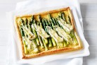 Brie and asparagus tart