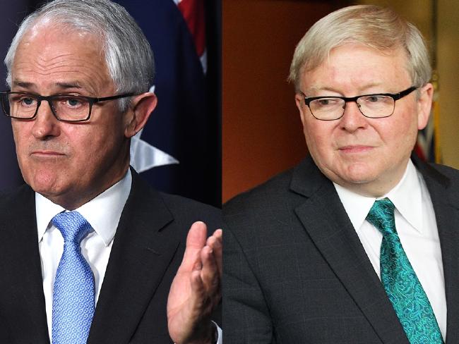 Malcolm Turnbull said he didn’t think Kevin Rudd was suitable for the UN job. Picture: Supplied