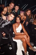 Singer Joe Jonas and model Naomi Campbell attend the 2016 MTV Video Music Awards at Madison Square Garden on August 28, 2016 in New York City. Picture: Getty