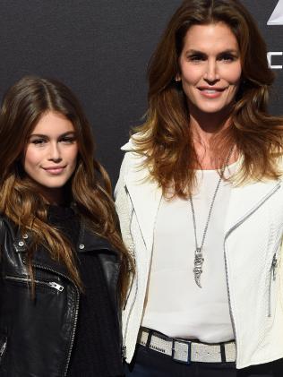 Cindy Crawford’s daughter Kaia Gerber is a little mini-me. Picture: Getty